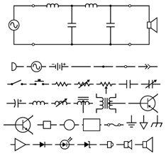 samples from the HT Schematic font