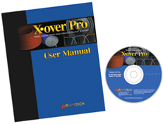 The X•over Pro User Manual and CD-R.